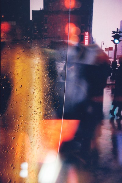 Saul Leiter, Walk with Soames, Color Photograph, 1958