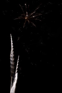 Aric Attas, Independence Day Fireworks, Color Photograph, 2012