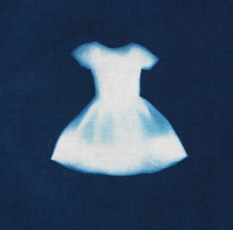 HEIDI KIRKPATRICK, Dress, 8 x 8 inches, Cyanotype on cotton 
