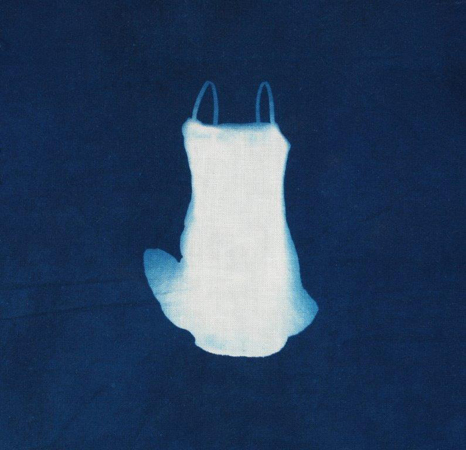 HEIDI KIRKPATRICK, Dress, 8 x 8 inches, Cyanotype on cotton 
